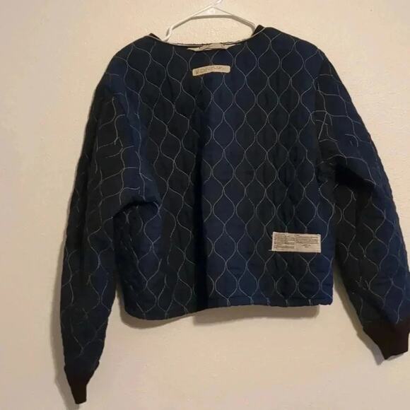 Vintage flame proof quilted jacket Topps safety apparel - Picture 7 of 8